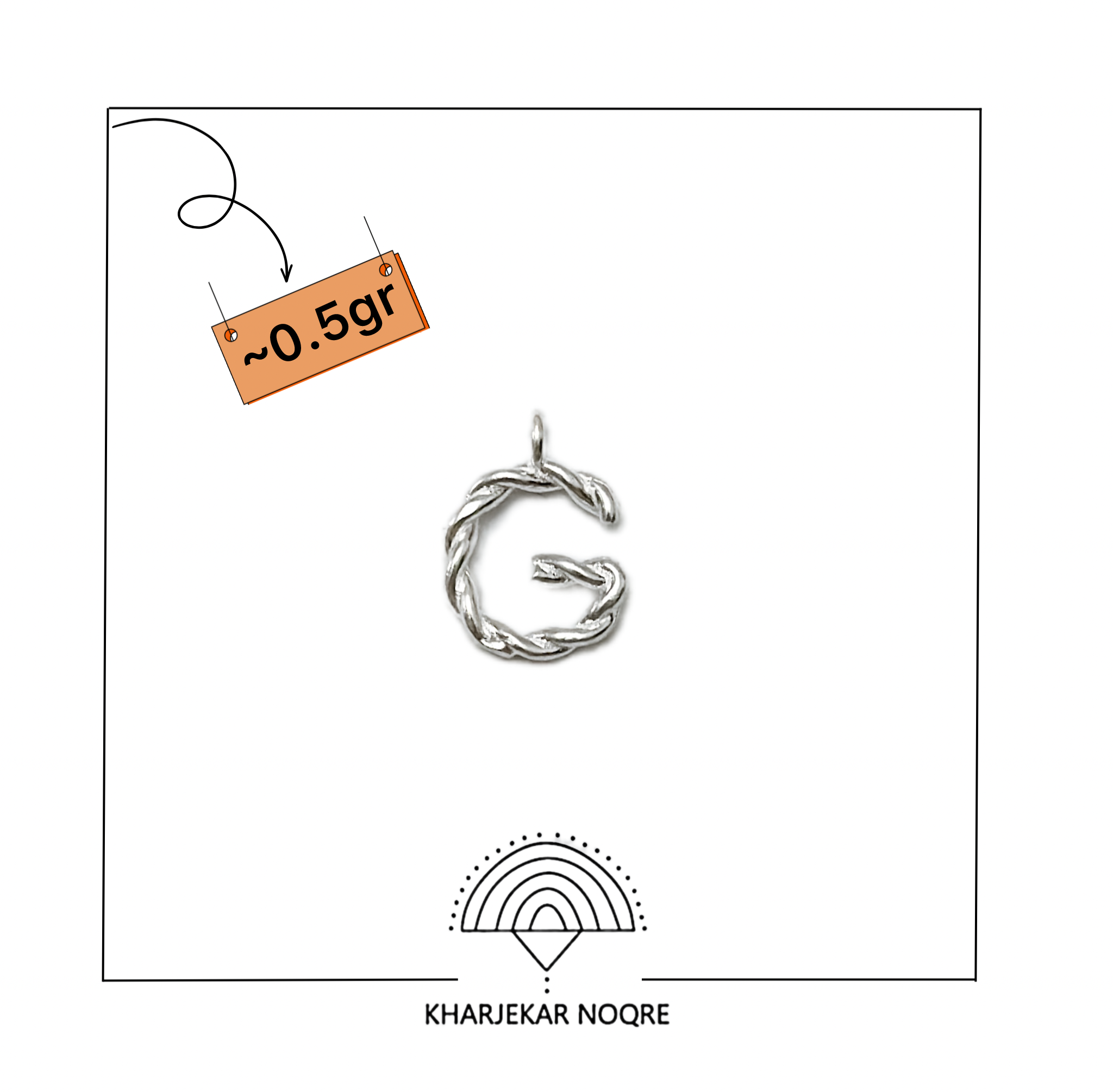 حروف تابیده (8) حرف G